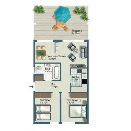 Appartement Fewo-11-1-ferienwohnung-in-graal-mueritz